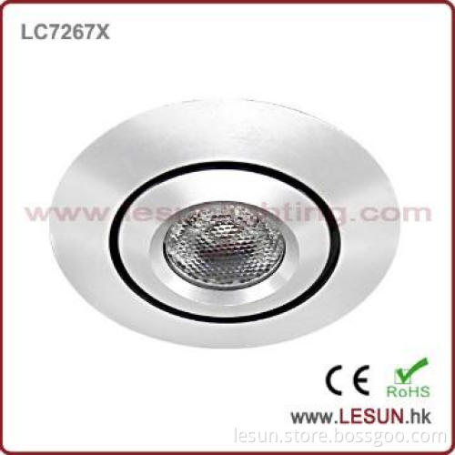 Easy to instal 3W led mini ceiling fixture for cabinet LC7267X